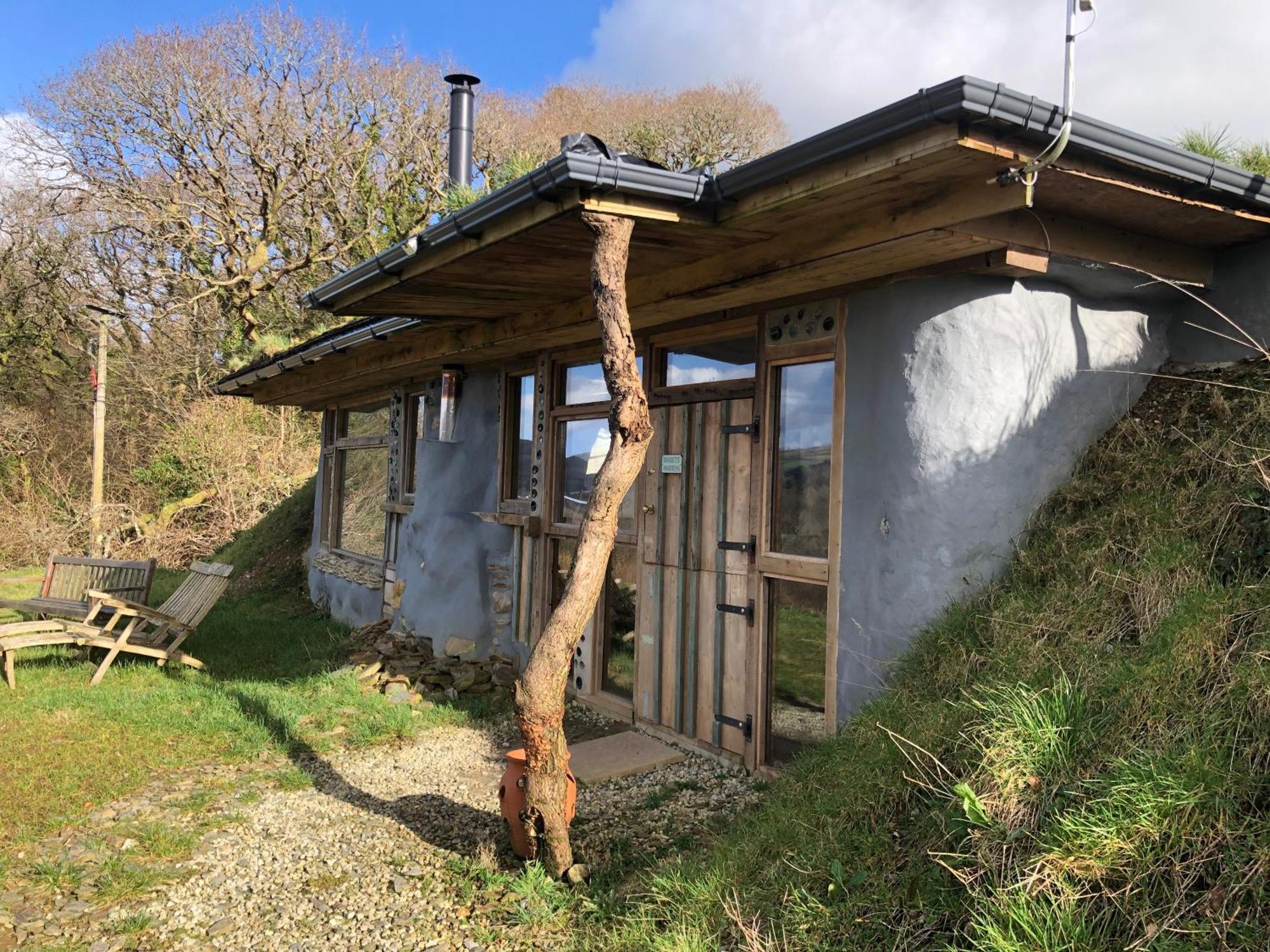 Rabbits 1Or 2 Bedroom Hobbit Style Hillset Earthen Dartmoor Eco Home South Brent Dış mekan fotoğraf